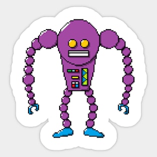 Pixel Robot 017 Sticker